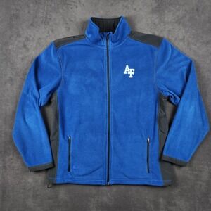 Air Force Falcons Colosseum Fleece‎ Jacket Mens Large Blue Full Zip Athletic